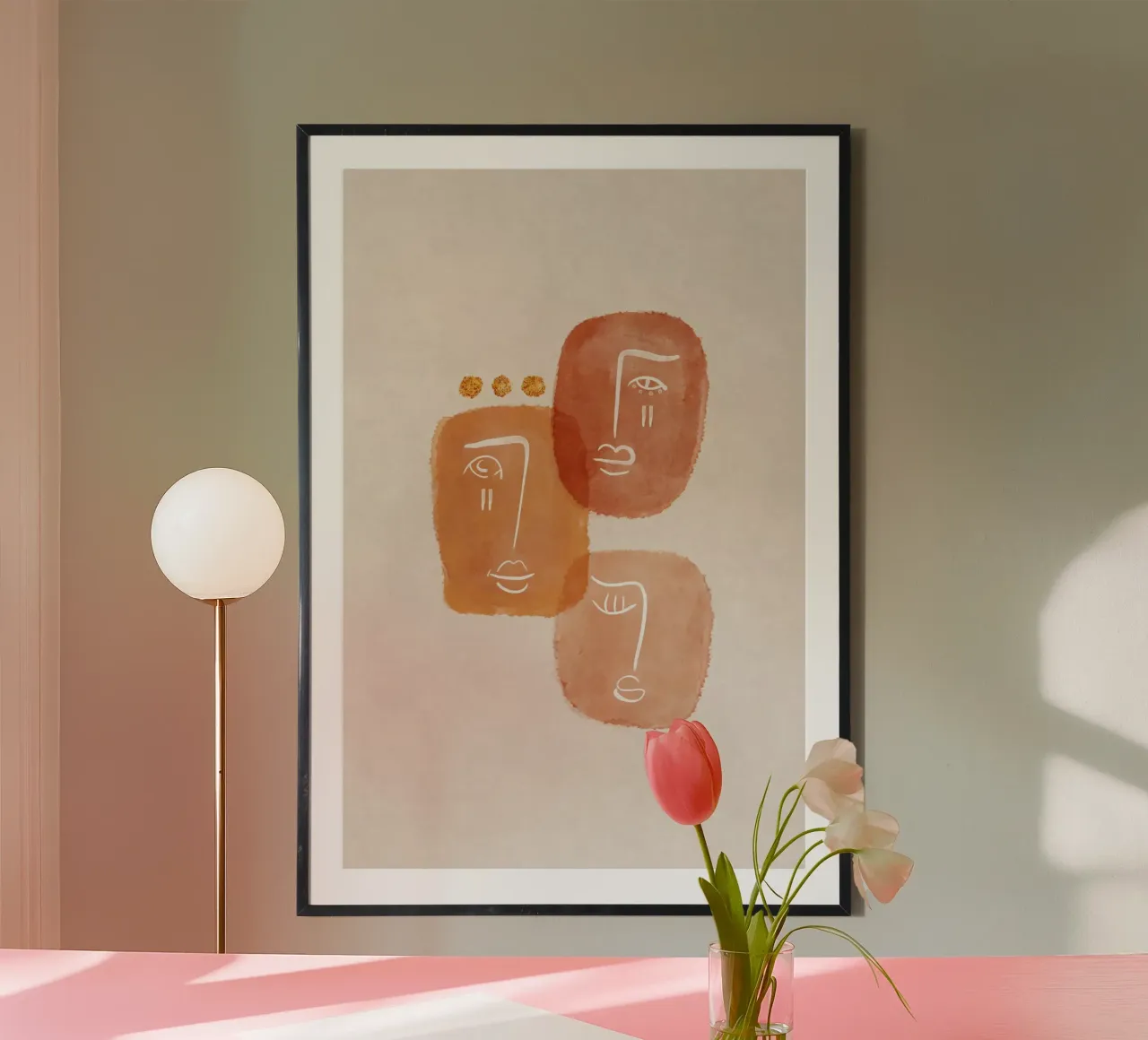 Emel Tunaboylu - Insieme 02 poster con telaio in legno da The Artcircle