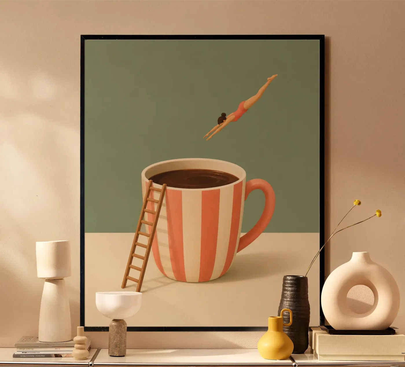 Caffè per divertimento poster da Artsy Poster