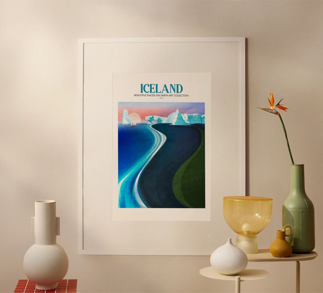 Emel Tunaboylu - Viaggio in Islanda poster da The Artcircle