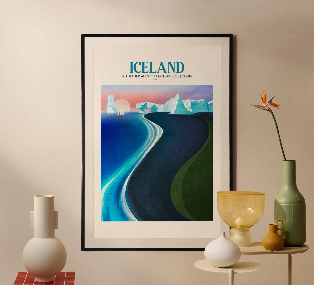 Emel Tunaboylu - Viaggio in Islanda poster da The Artcircle
