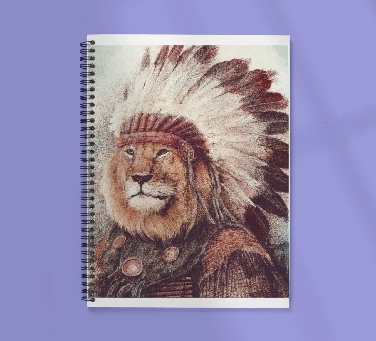 Chief - Lion spiral notebook by mikekoubou