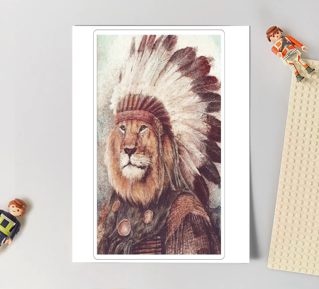 Chief - Lion sticker sheet by mikekoubou