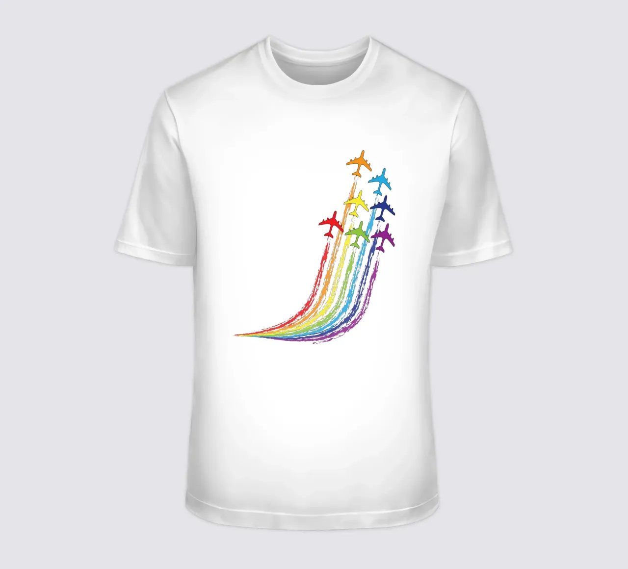 Piano Arcobaleno Design unico t-shirt da ririedis
