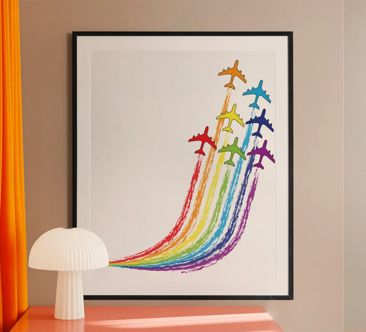 Piano Arcobaleno Design unico carta hahnemühle da ririedis