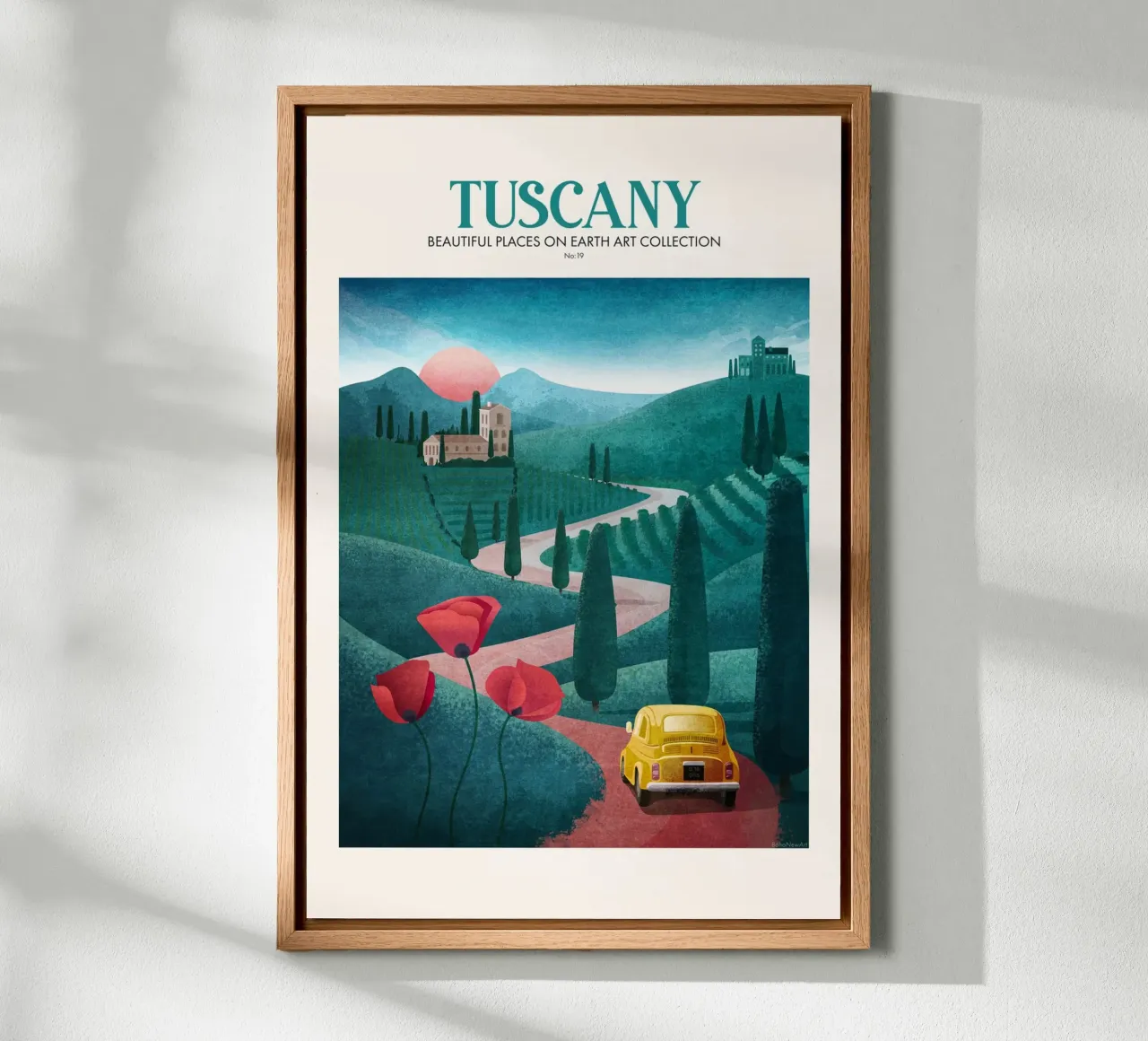 Emel Tunaboylu - Viaggio in Toscana alluminio dibond da The Artcircle
