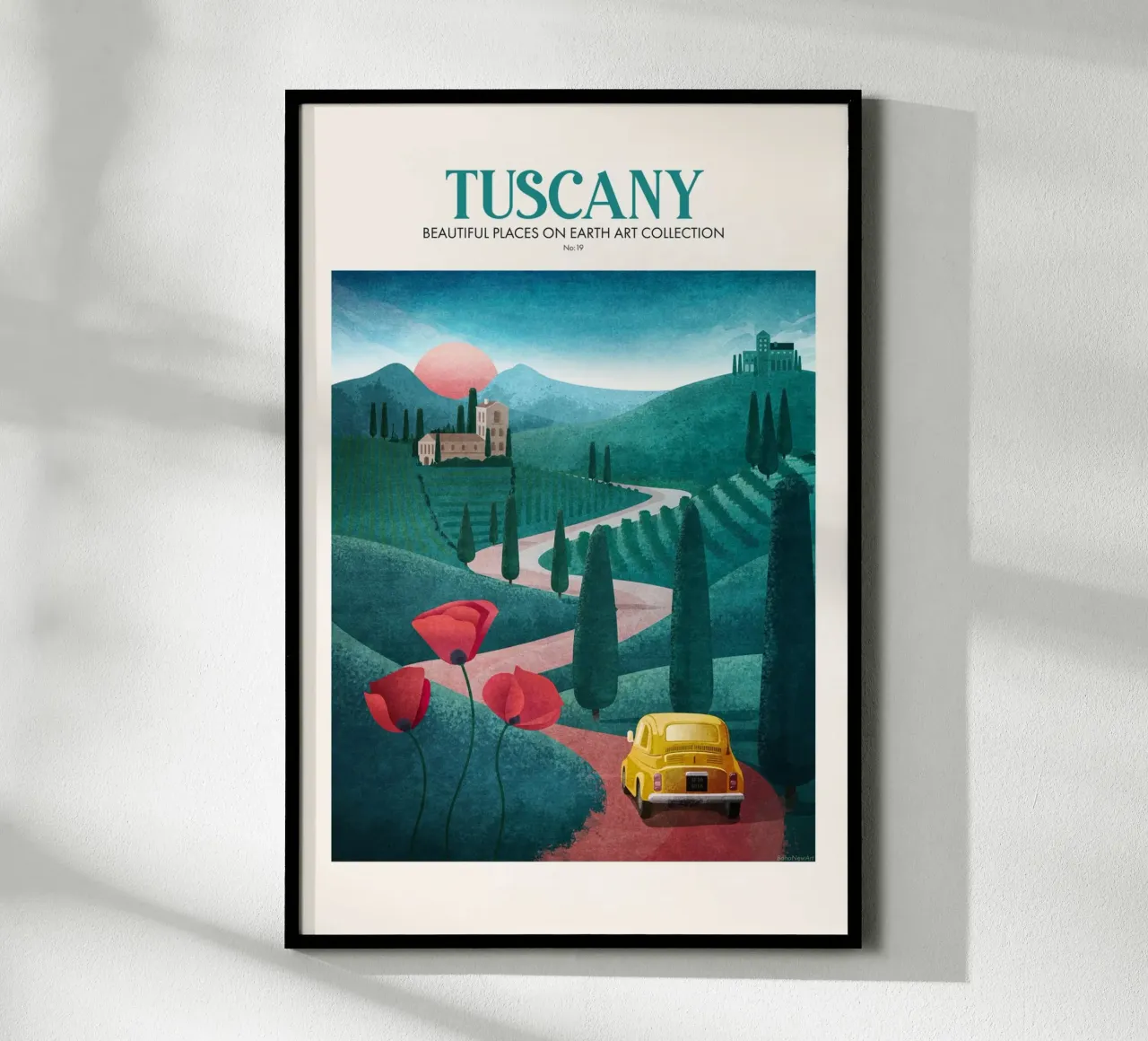Emel Tunaboylu - Viaggio in Toscana carta hahnemühle da The Artcircle