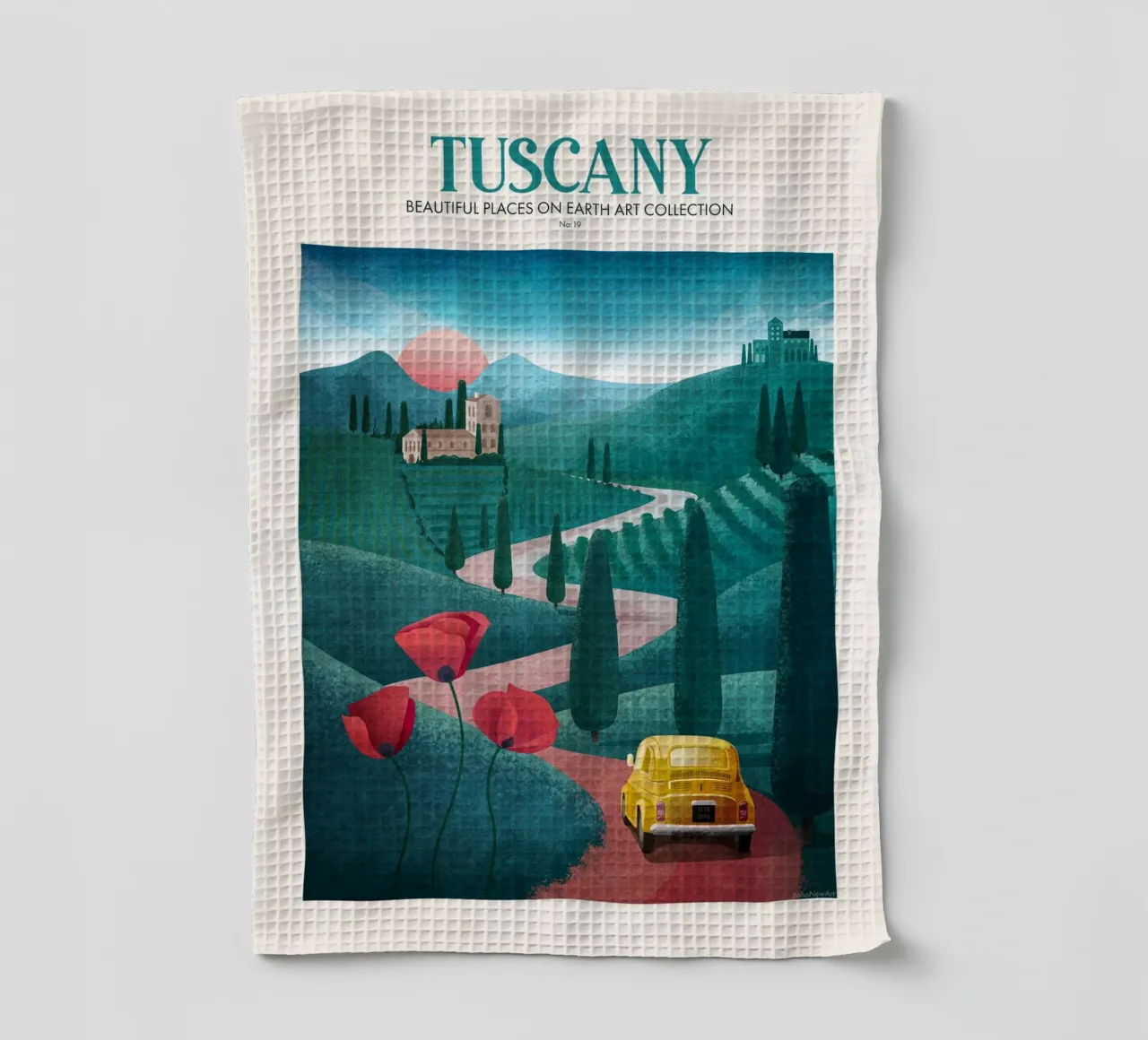 Emel Tunaboylu - Viaggio in Toscana canovaccio da cucina da The Artcircle