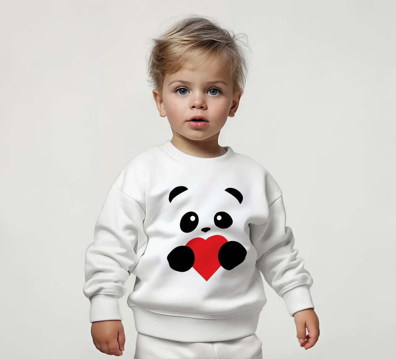 Panda Love Gift For Her baby sweatshirt by ririedis