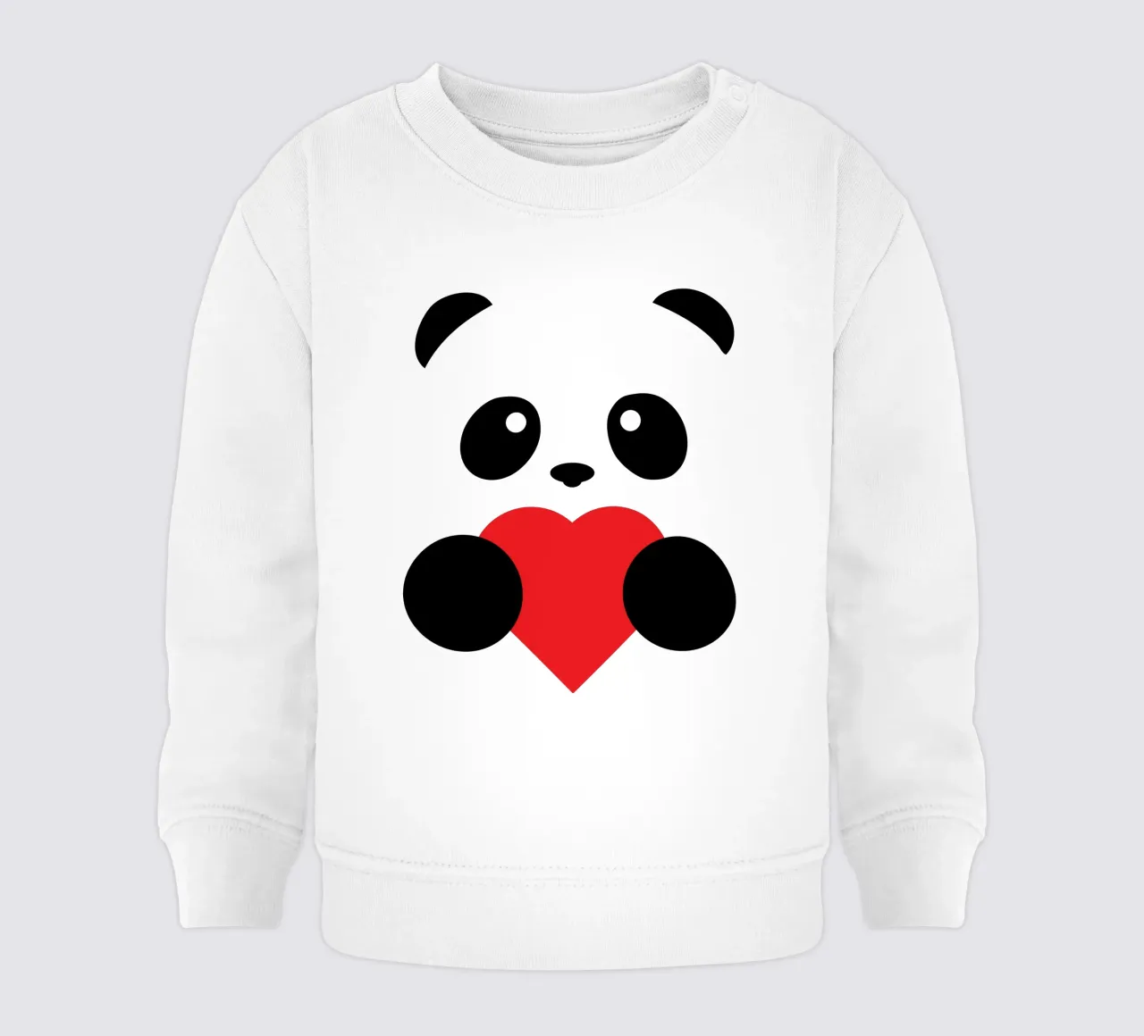Panda Love Gift For Her baby sweatshirt by ririedis