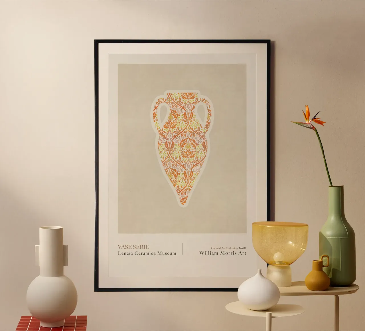 Emel Tunaboylu - William Morris - Vaso greco 02 poster da The Artcircle