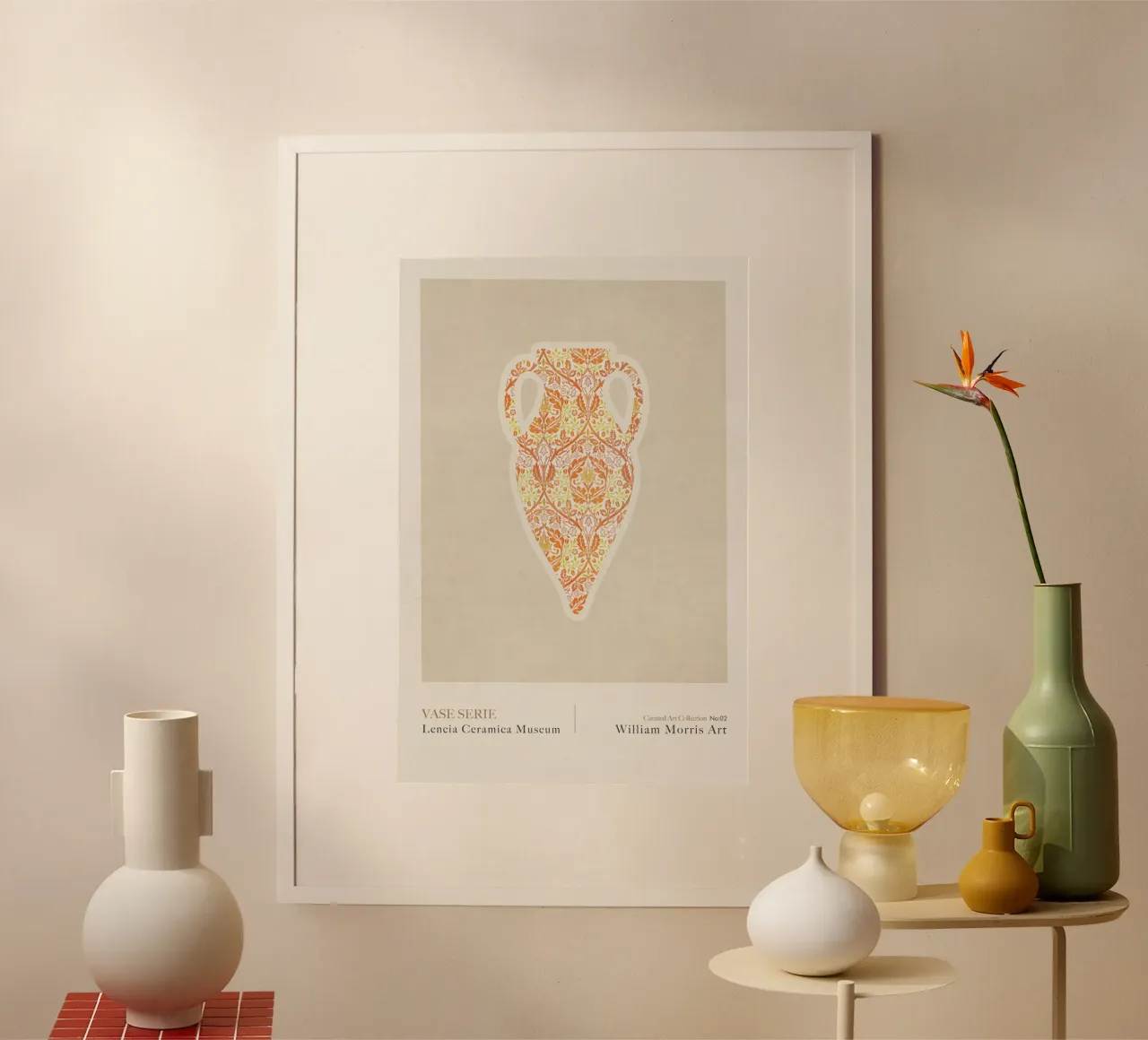 Emel Tunaboylu - William Morris - Vaso greco 02 poster da The Artcircle