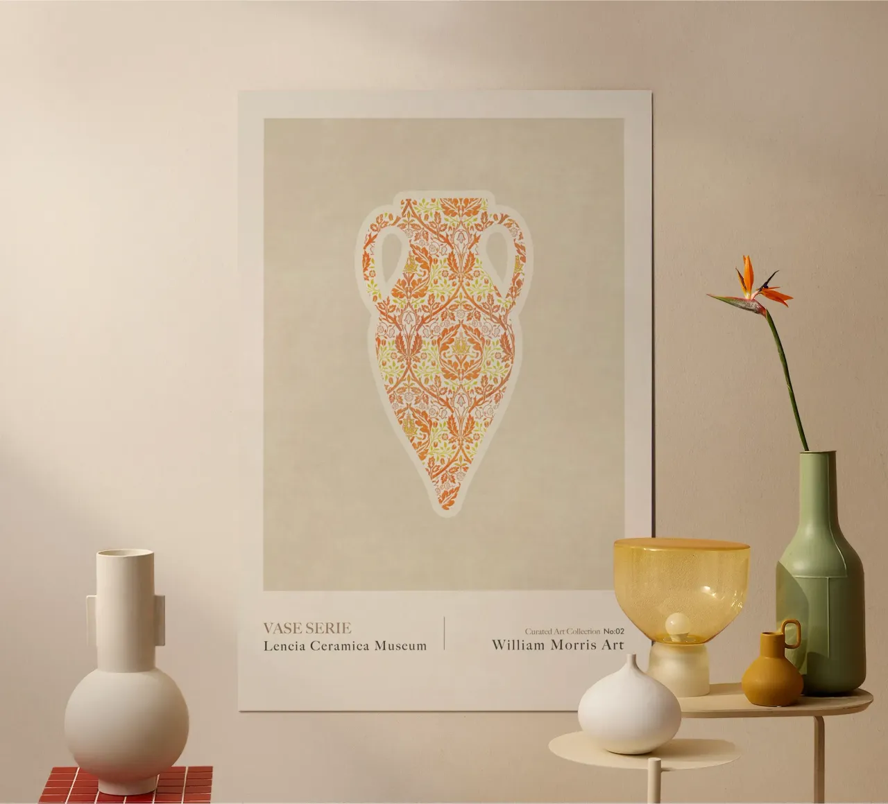 Emel Tunaboylu - William Morris - Vaso greco 02 poster da The Artcircle