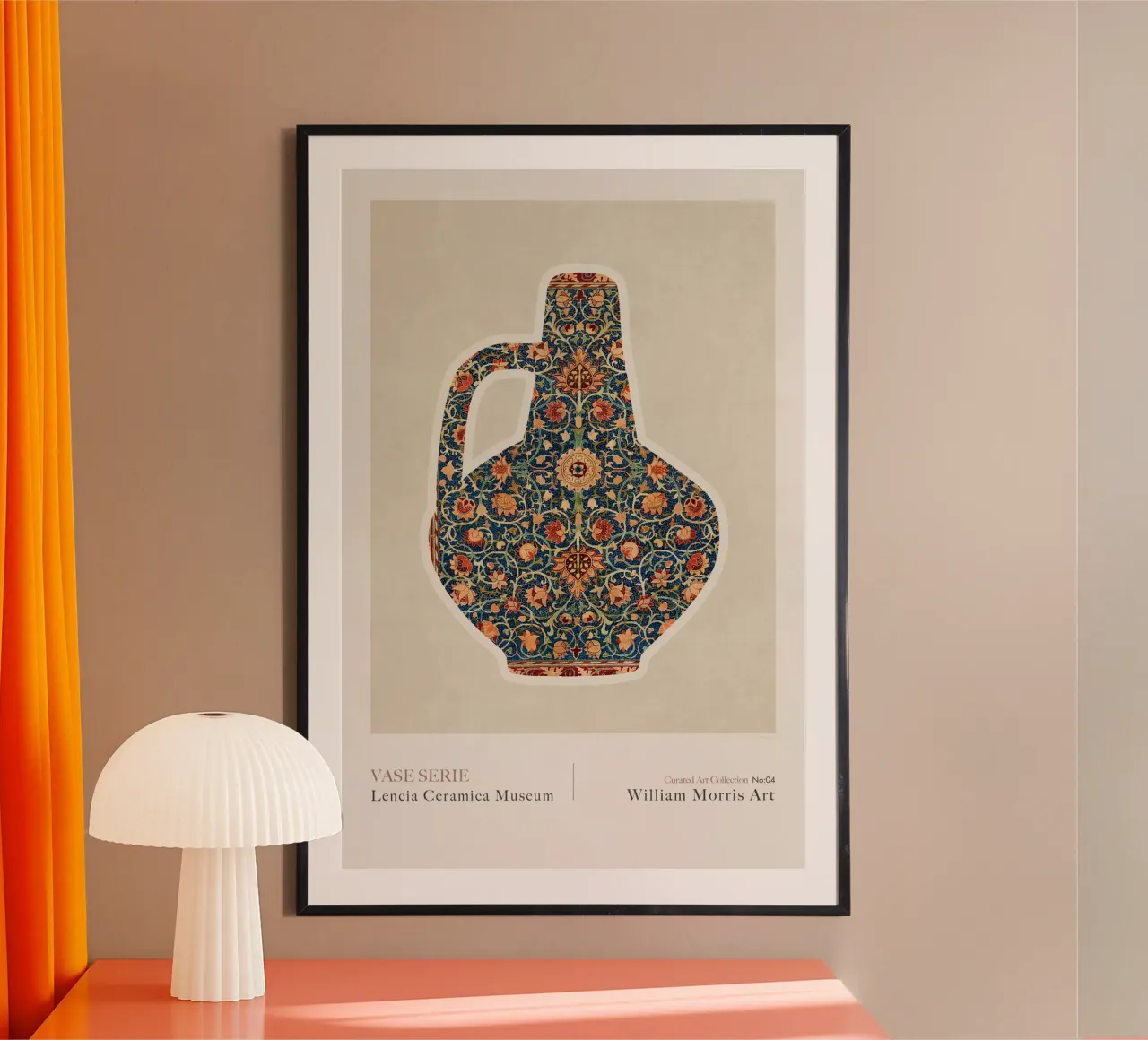 Emel Tunaboylu - William Morris - Vaso greco 04 poster da The Artcircle