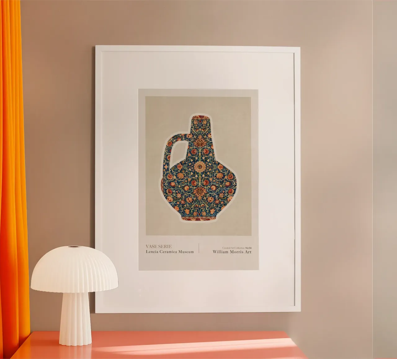 Emel Tunaboylu - William Morris - Vaso greco 04 poster da The Artcircle