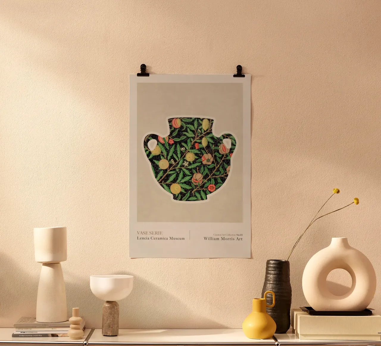 Emel Tunaboylu - William Morris - Vaso greco 05 poster da The Artcircle