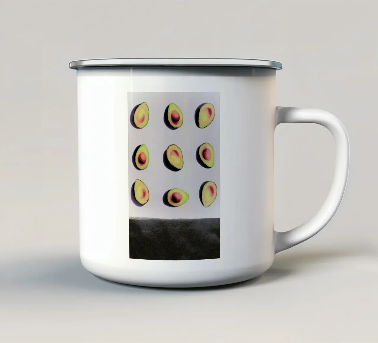 Fruit 2 tazza in smalto da STUDIO LEEMO