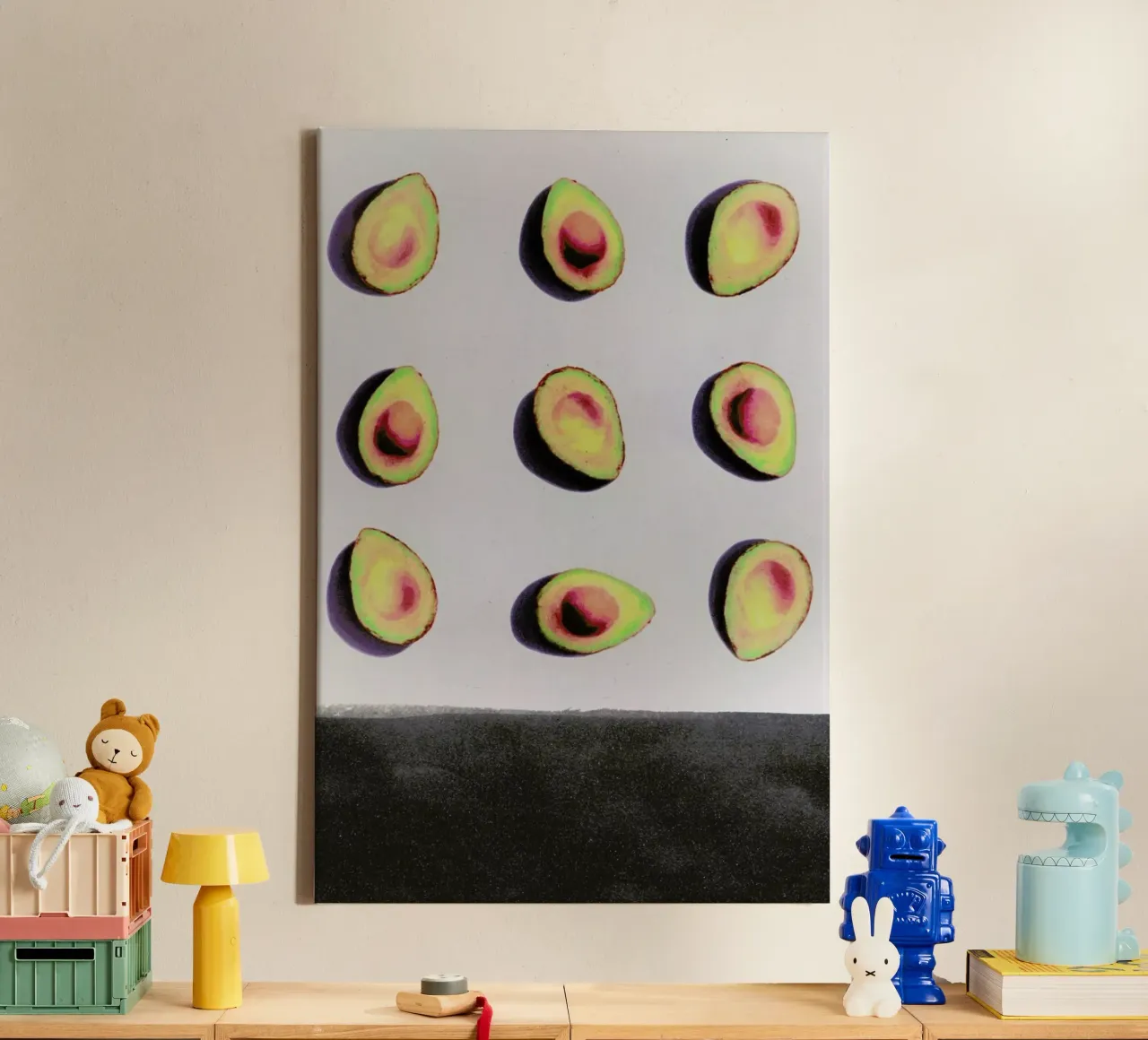 Fruit 2 canvas with Floater frame by STUDIO LEEMO