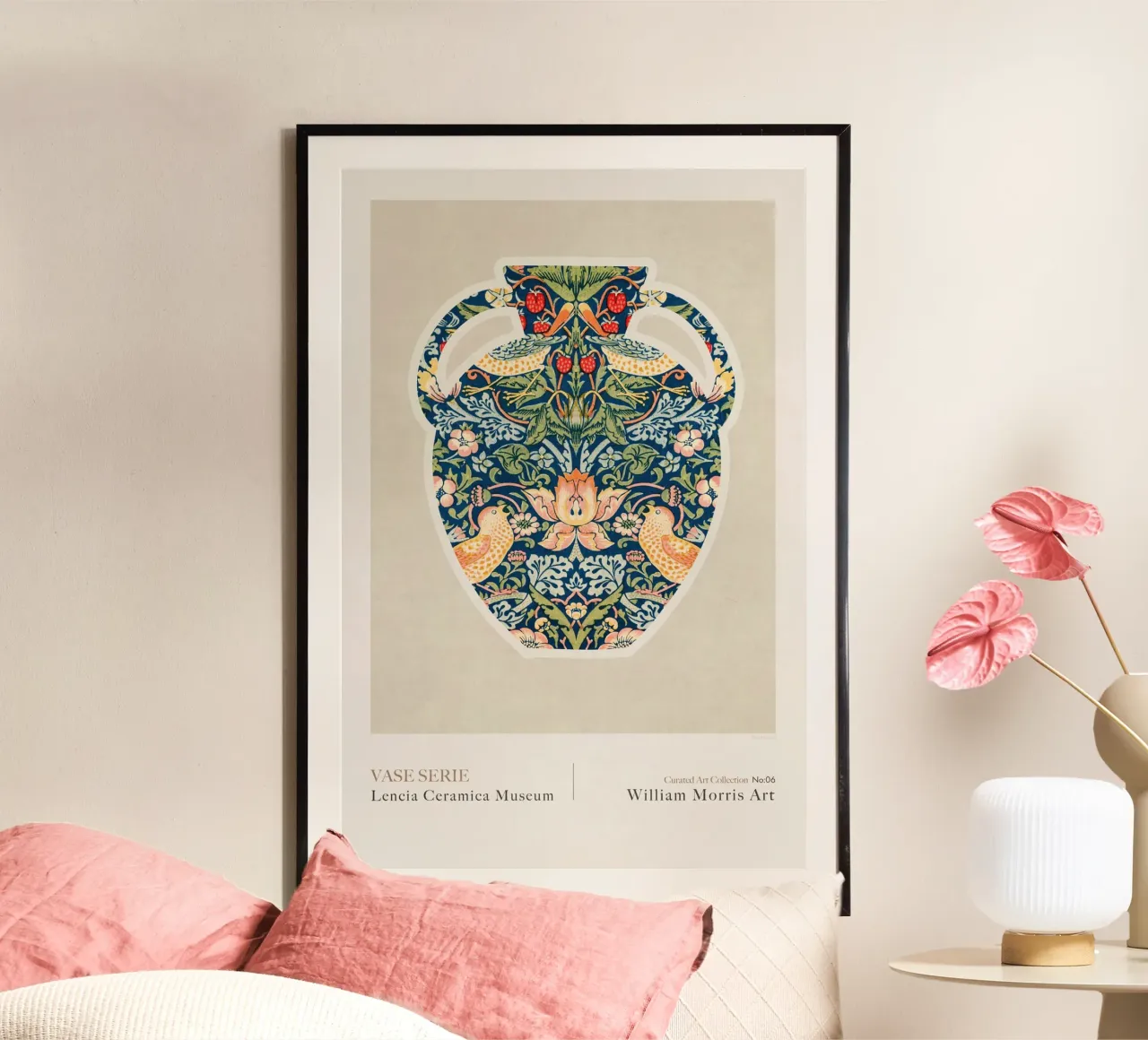 Emel Tunaboylu - William Morris - Vaso greco 06 poster da The Artcircle