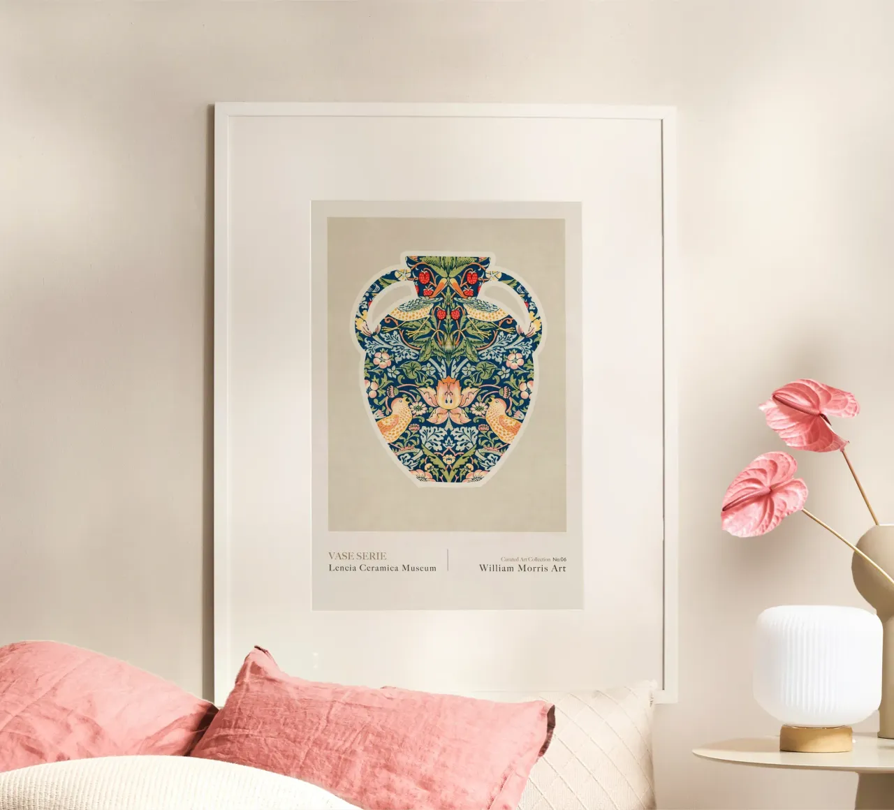 Emel Tunaboylu - William Morris - Vaso greco 06 poster da The Artcircle