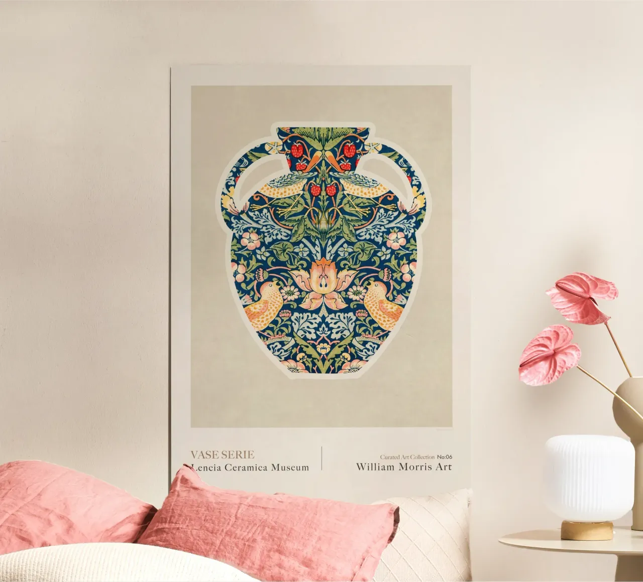 Emel Tunaboylu - William Morris - Vaso greco 06 poster da The Artcircle