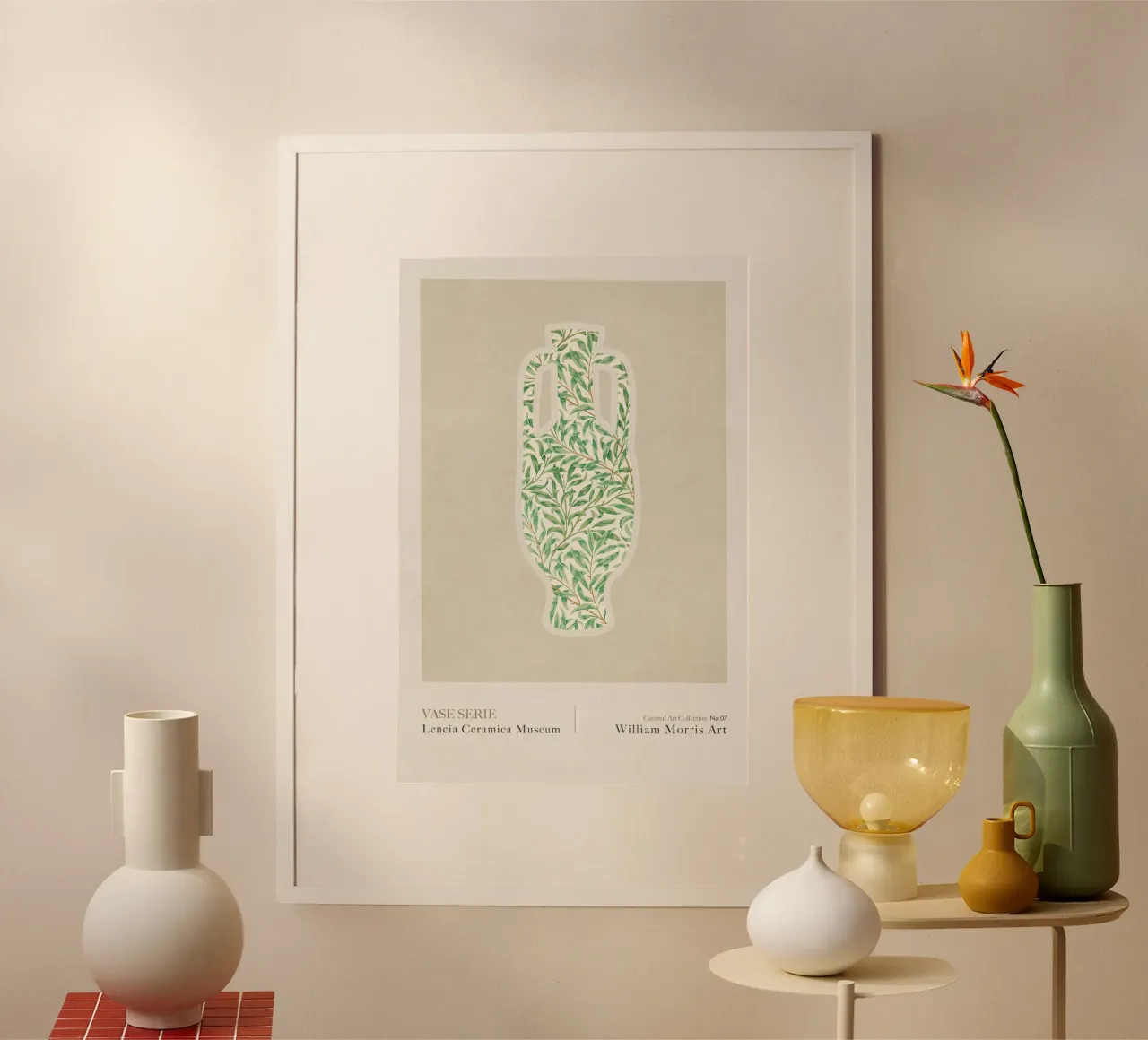 Emel Tunaboylu - William Morris - Vaso greco 07 poster da The Artcircle