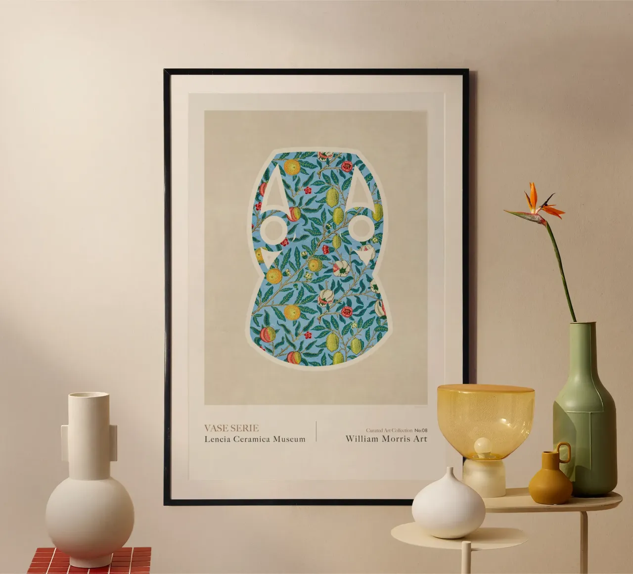 Emel Tunaboylu - William Morris - Vaso greco 08 poster da The Artcircle