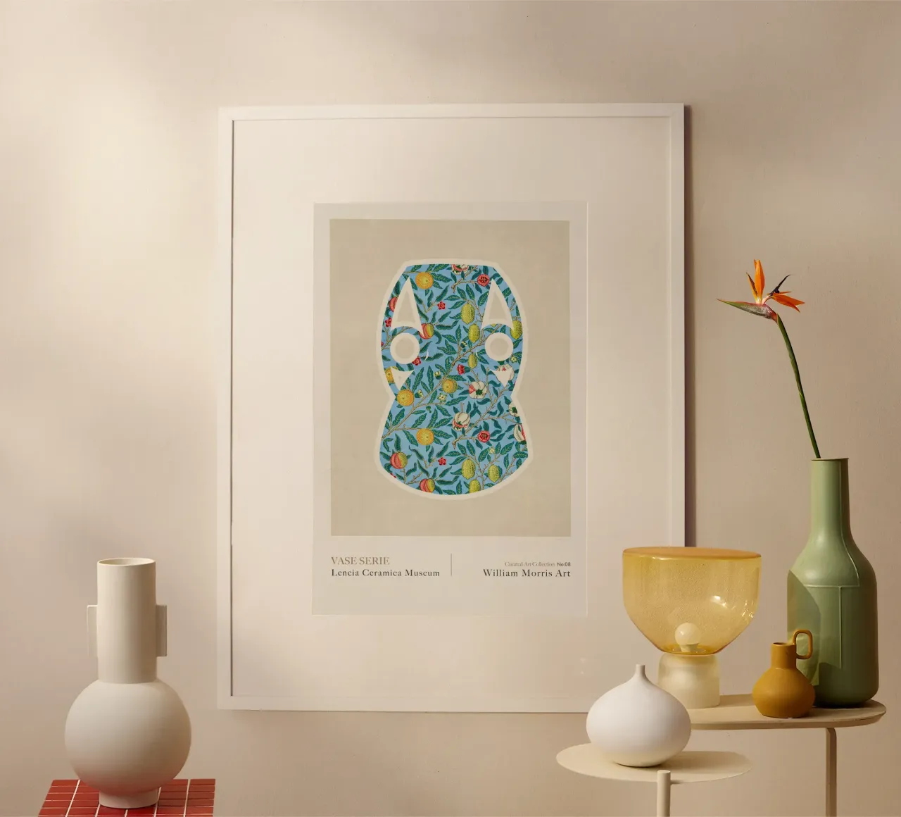 Emel Tunaboylu - William Morris - Vaso greco 08 poster da The Artcircle