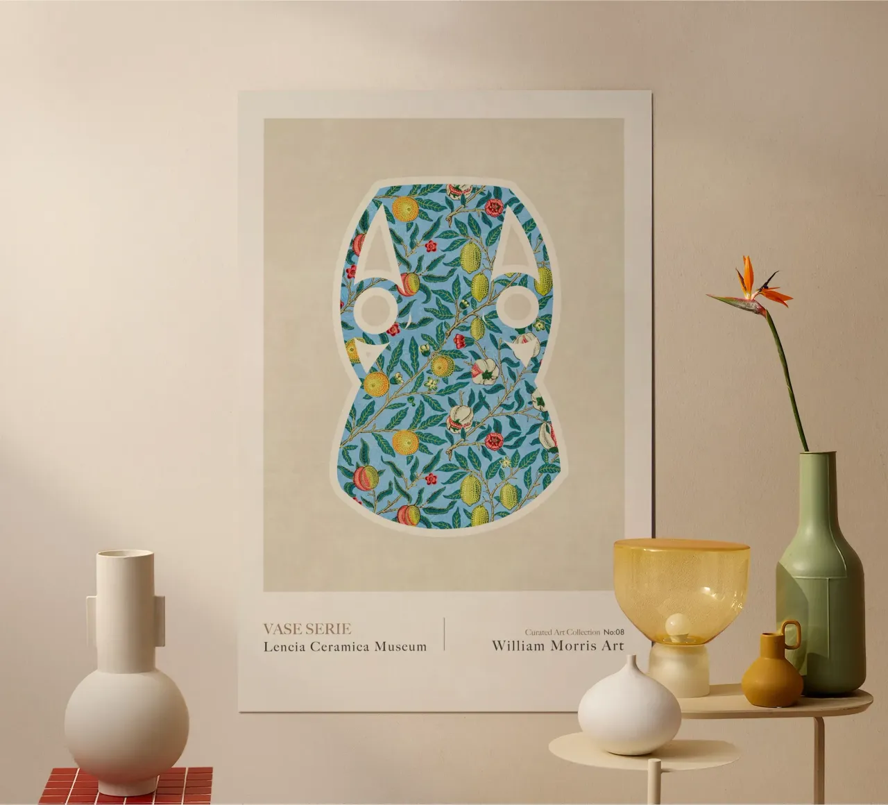 Emel Tunaboylu - William Morris - Vaso greco 08 poster da The Artcircle