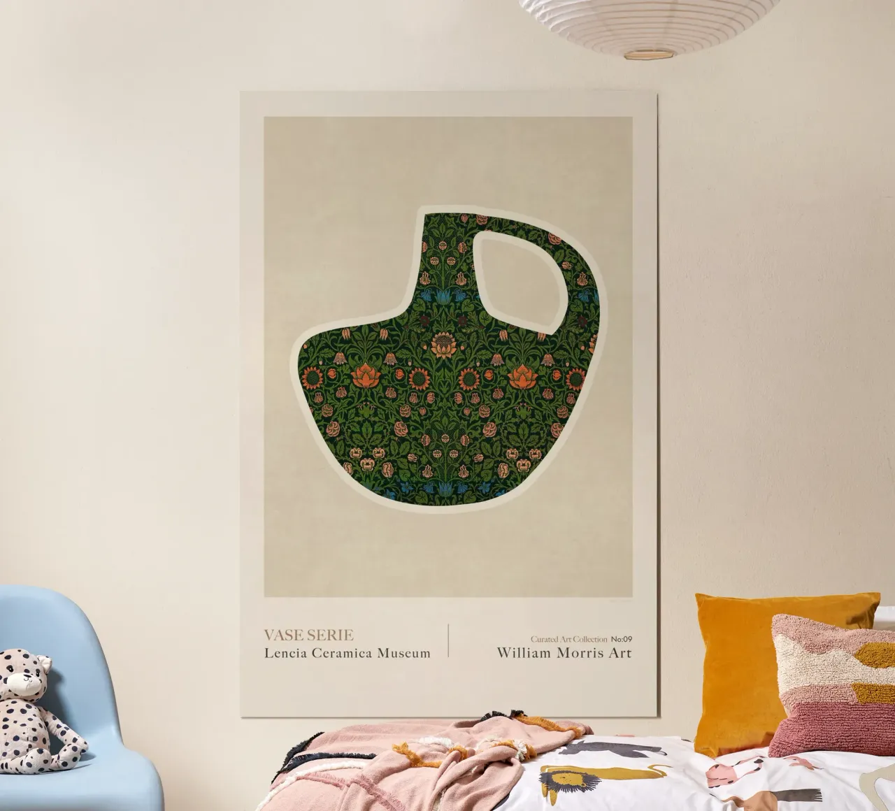 Emel Tunaboylu - William Morris - Vaso greco 09 poster da The Artcircle