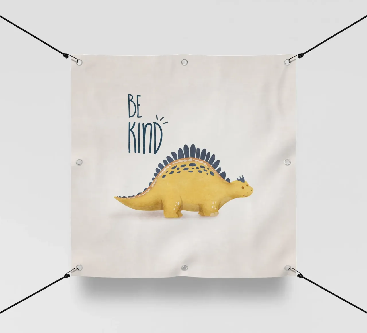Emel Tunaboylu - Dino - Sii gentile telo in pvc da The Artcircle