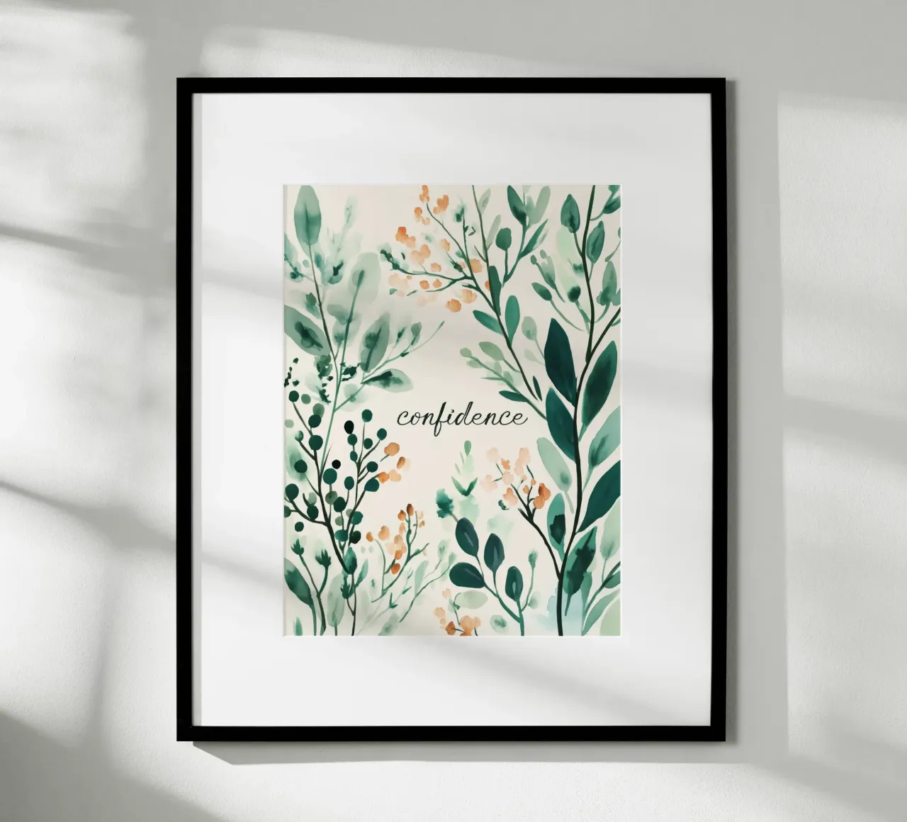 Confidence poster con telaio in plastica da treechild
