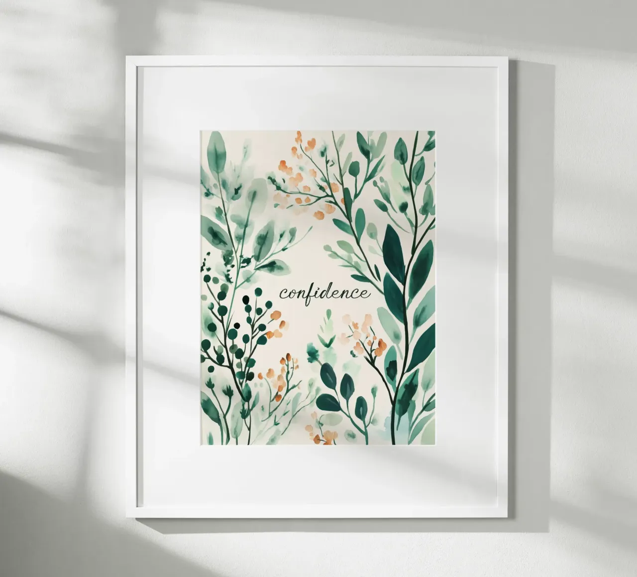 Confidence poster con telaio in plastica da treechild
