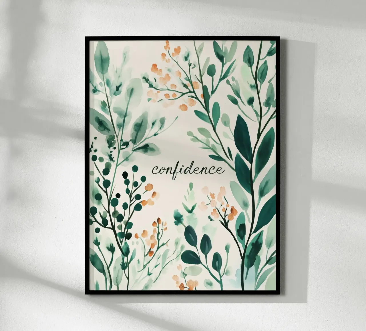 Confidence poster con telaio in plastica da treechild