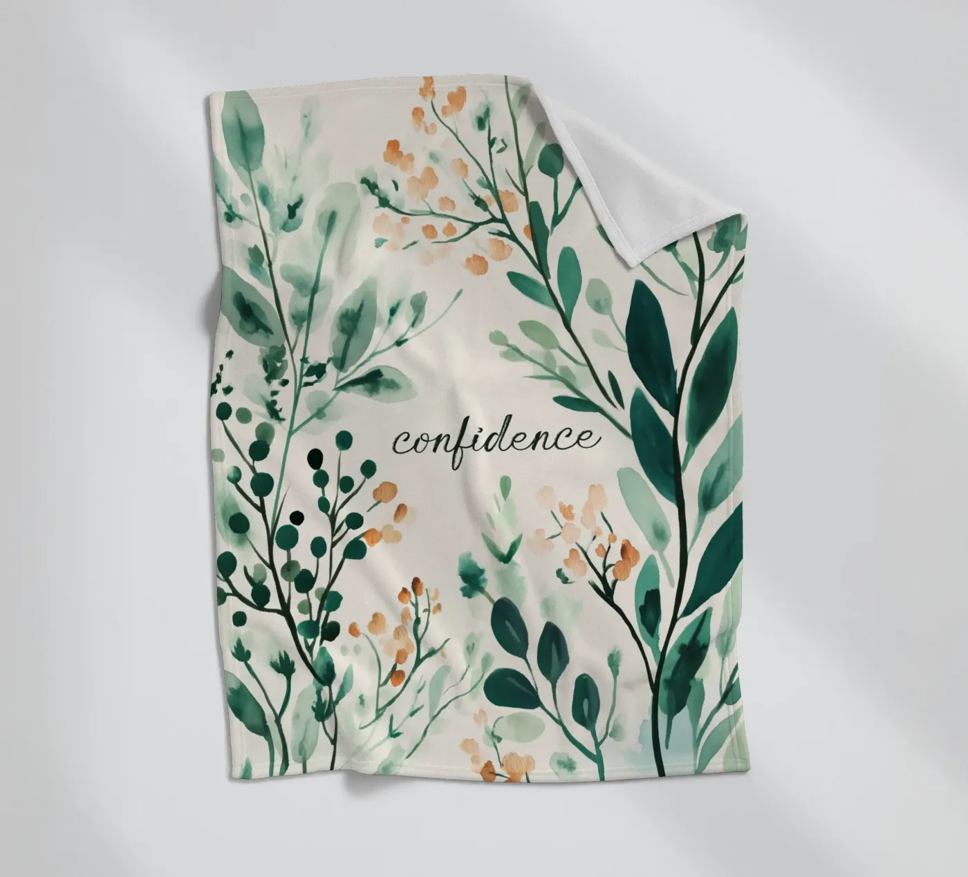 Confidence fleece blanket by treechild