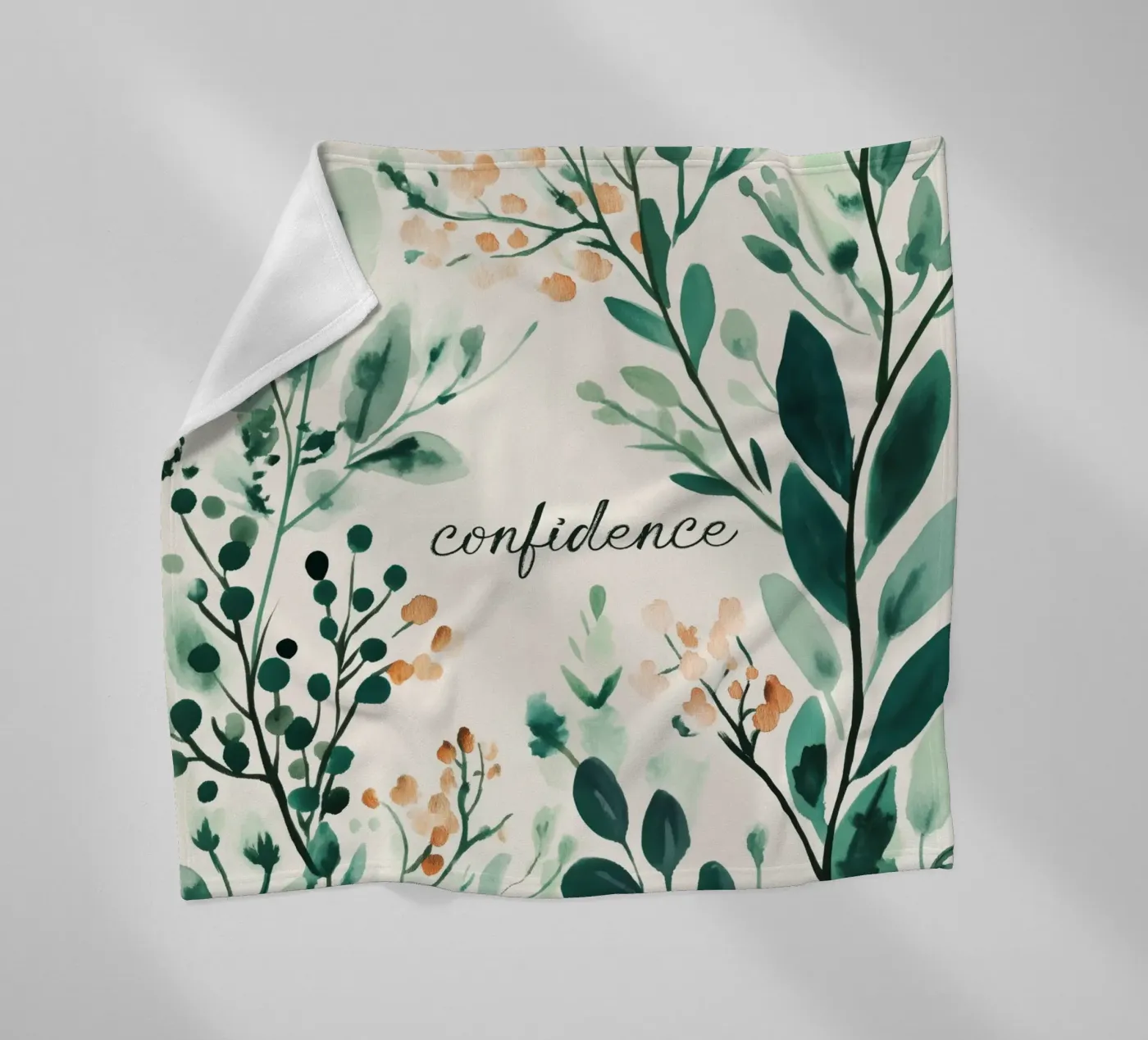 Confidence fleece blanket by treechild
