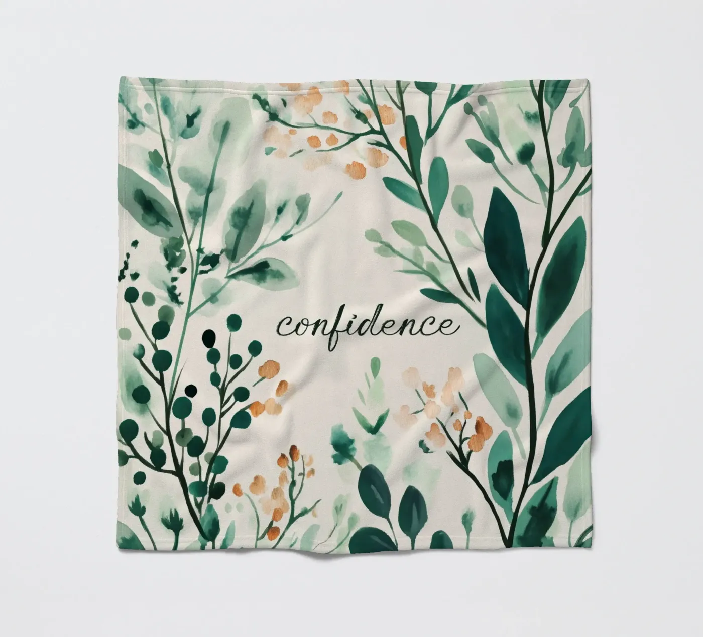 Confidence fleece blanket by treechild