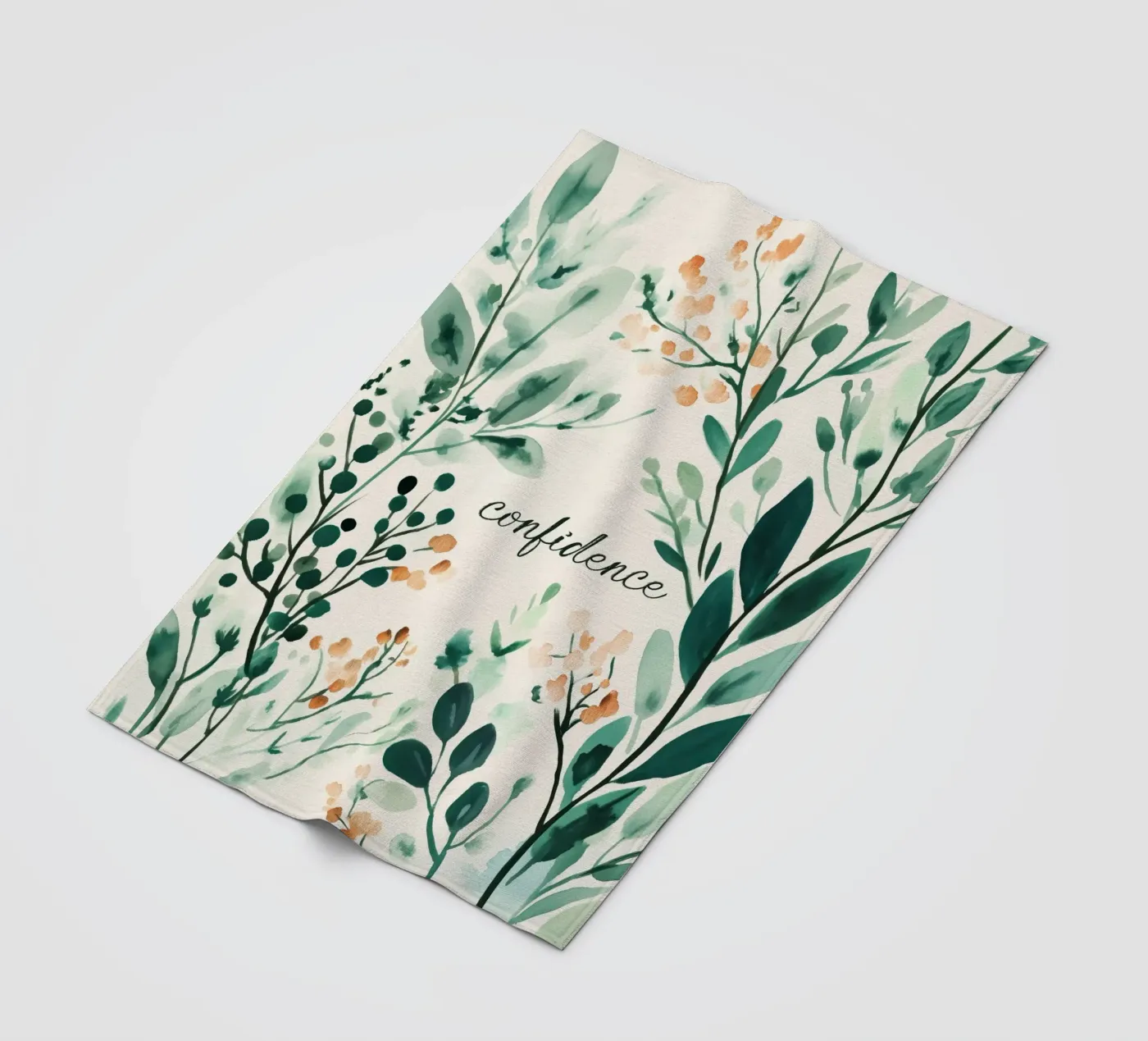 Confidence fleece blanket by treechild