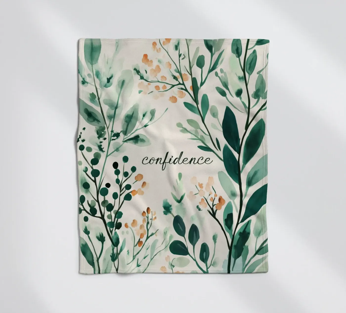 Confidence fleece blanket by treechild