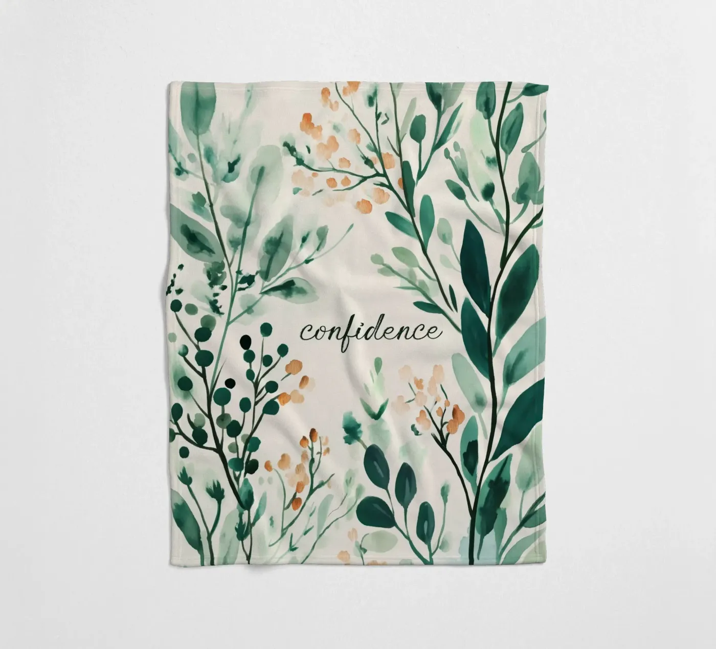 Confidence fleece blanket by treechild