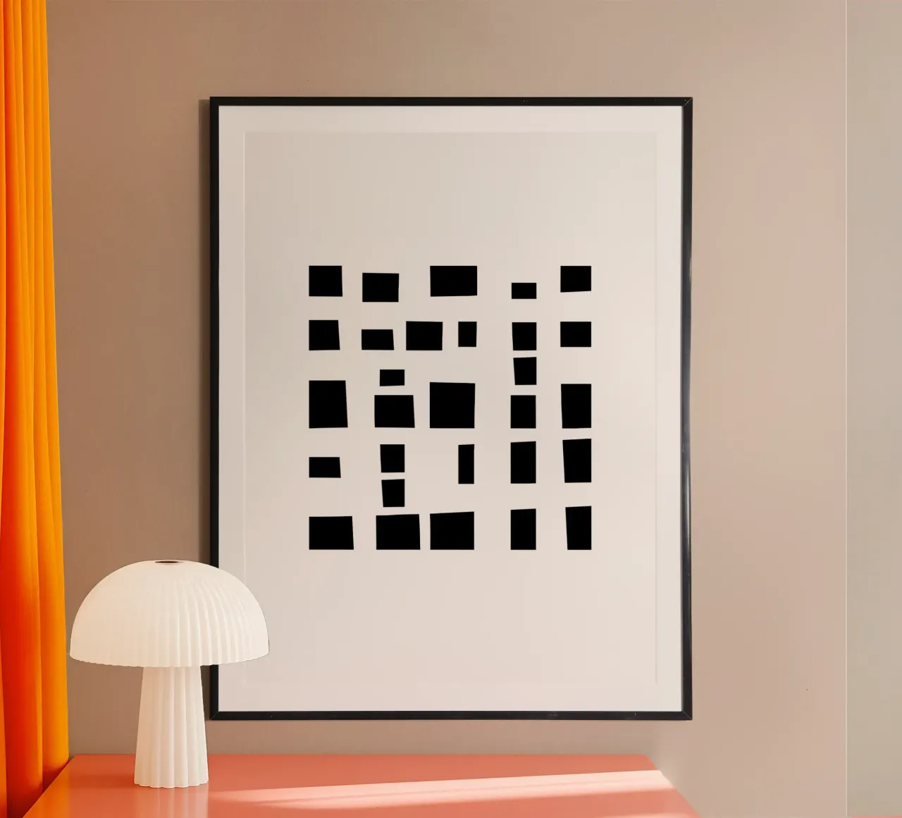 Organic Minimalism 2 poster con telaio in legno da sabidussi