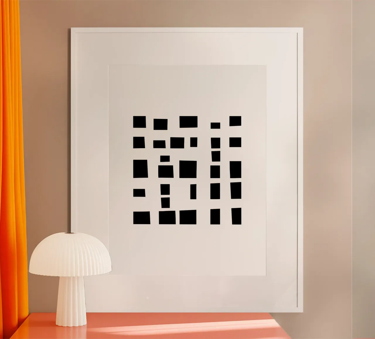 Organic Minimalism 2 poster con telaio in legno da sabidussi