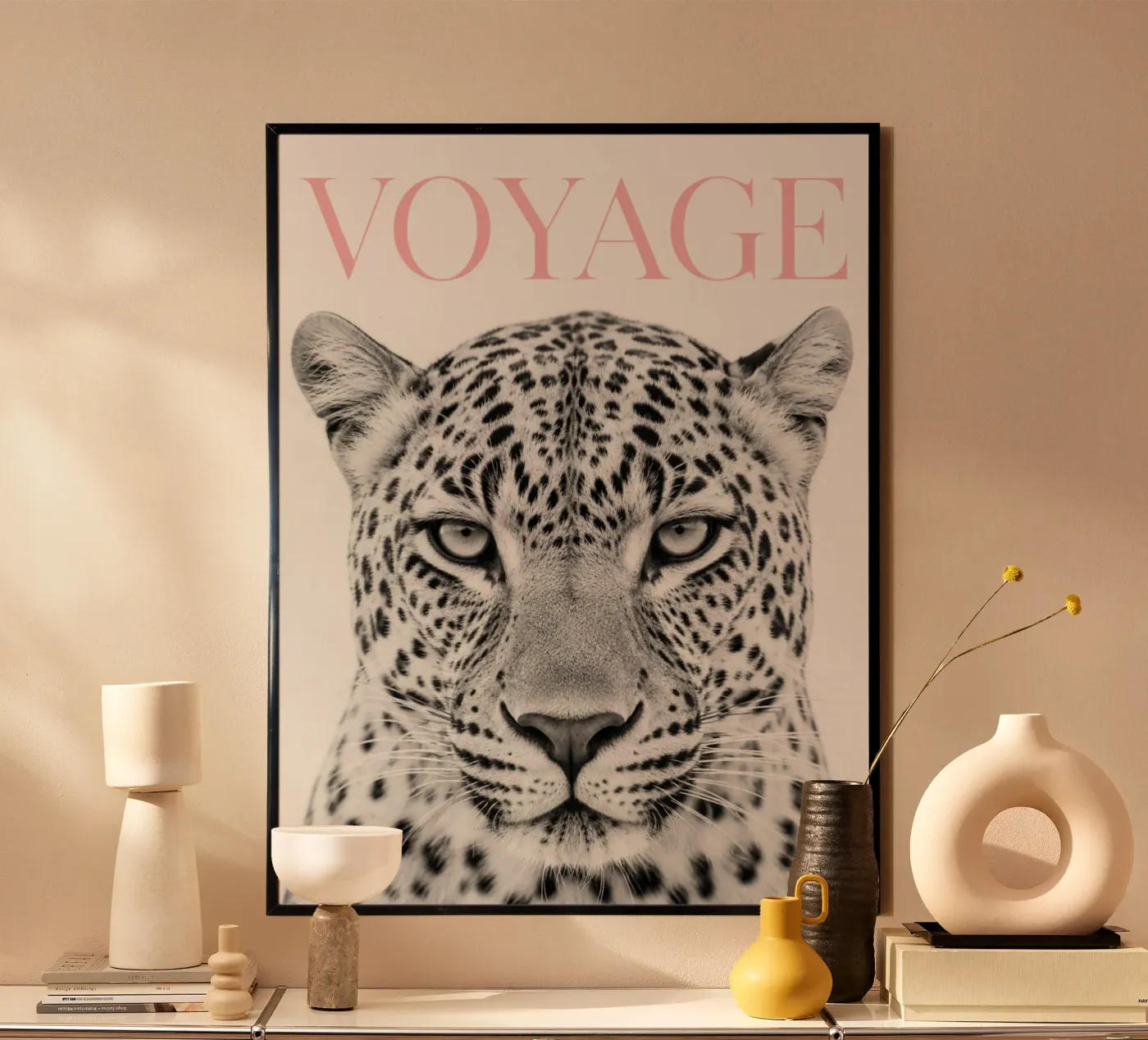 Wild Grace Leopard poster by Strangersness
