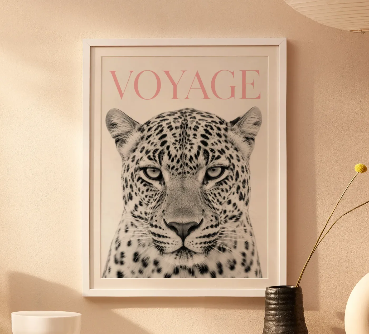 Wild Grace Leopard poster by Strangersness