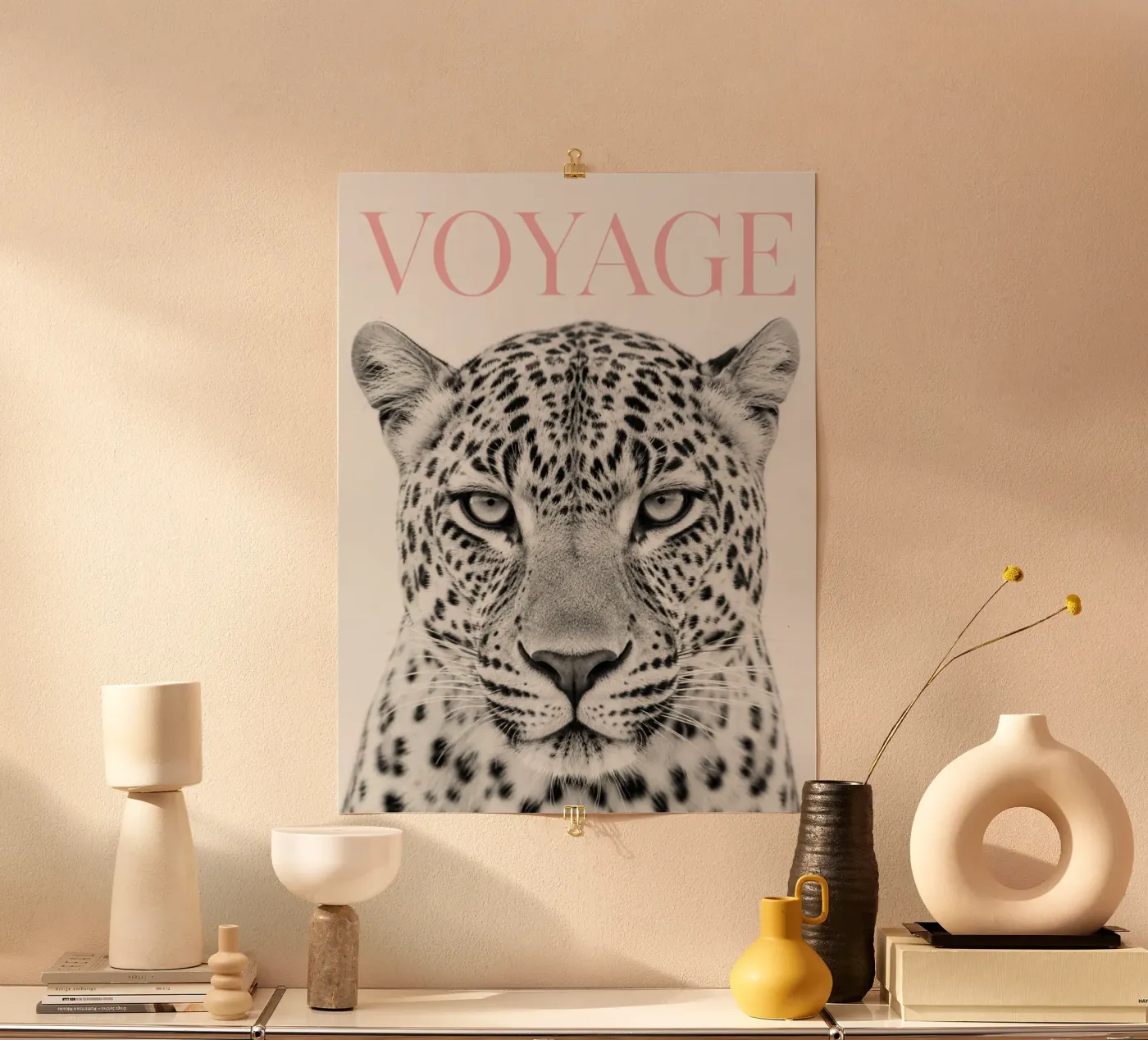 Wild Grace Leopard poster by Strangersness
