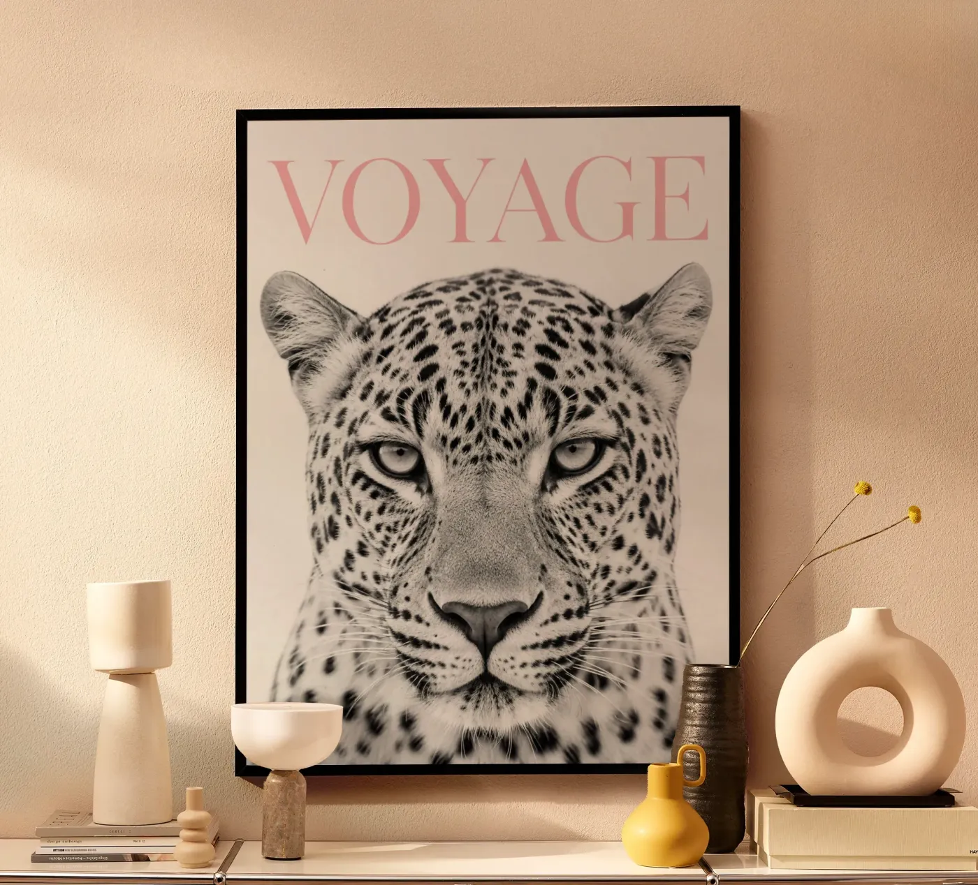 Wild Grace Leopard poster by Strangersness