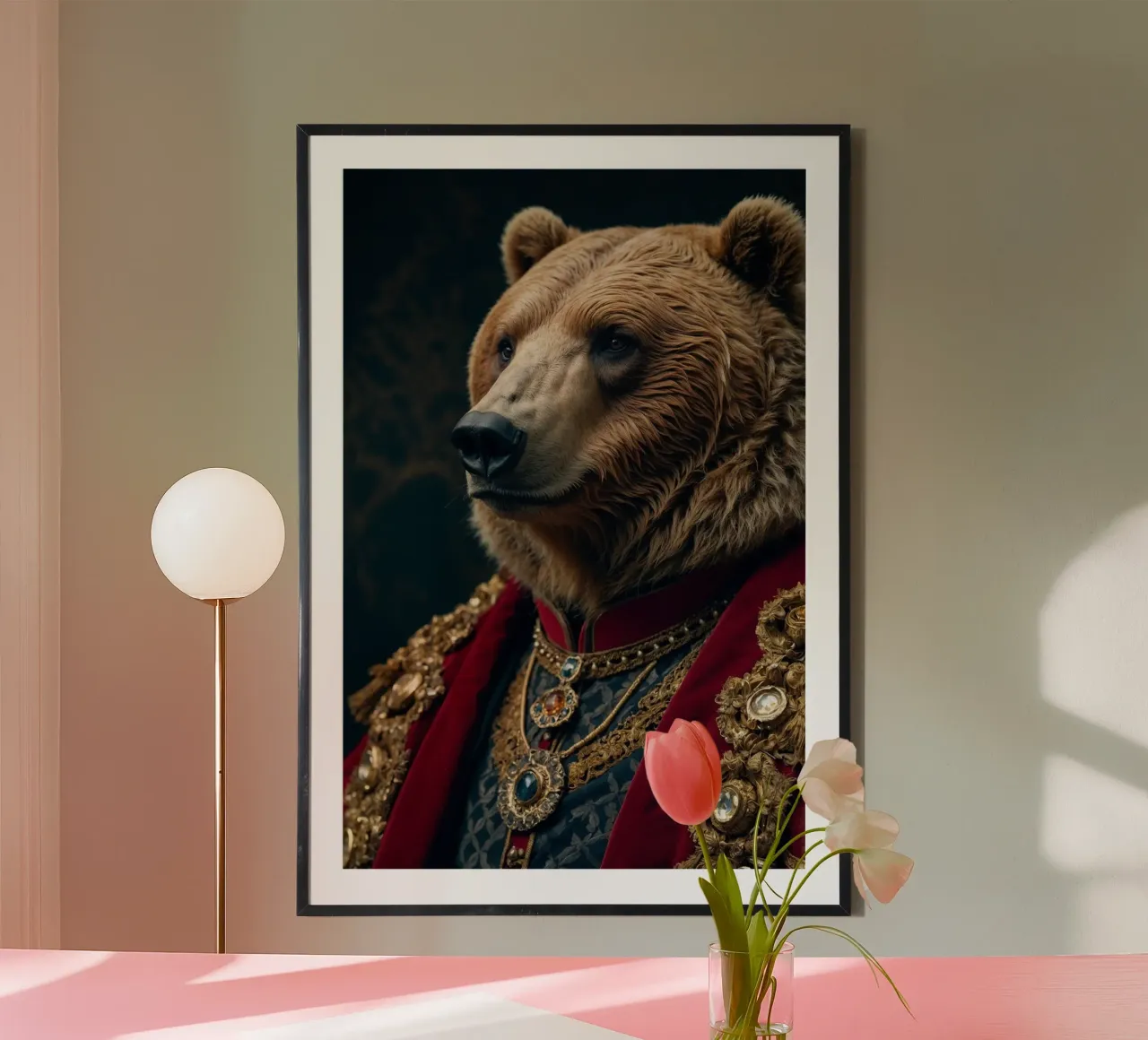 Barone Ursinus: Il Guardiano dell'Oro poster con telaio in plastica da Beasts of Nobility