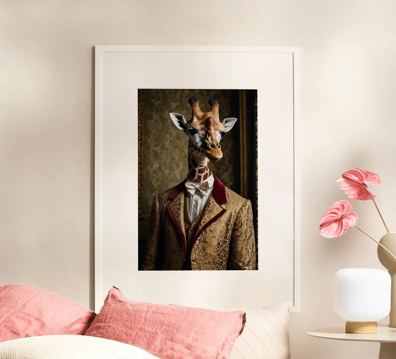 Lord Giraffington: The Serene Sentinel poster by Beasts of Nobility