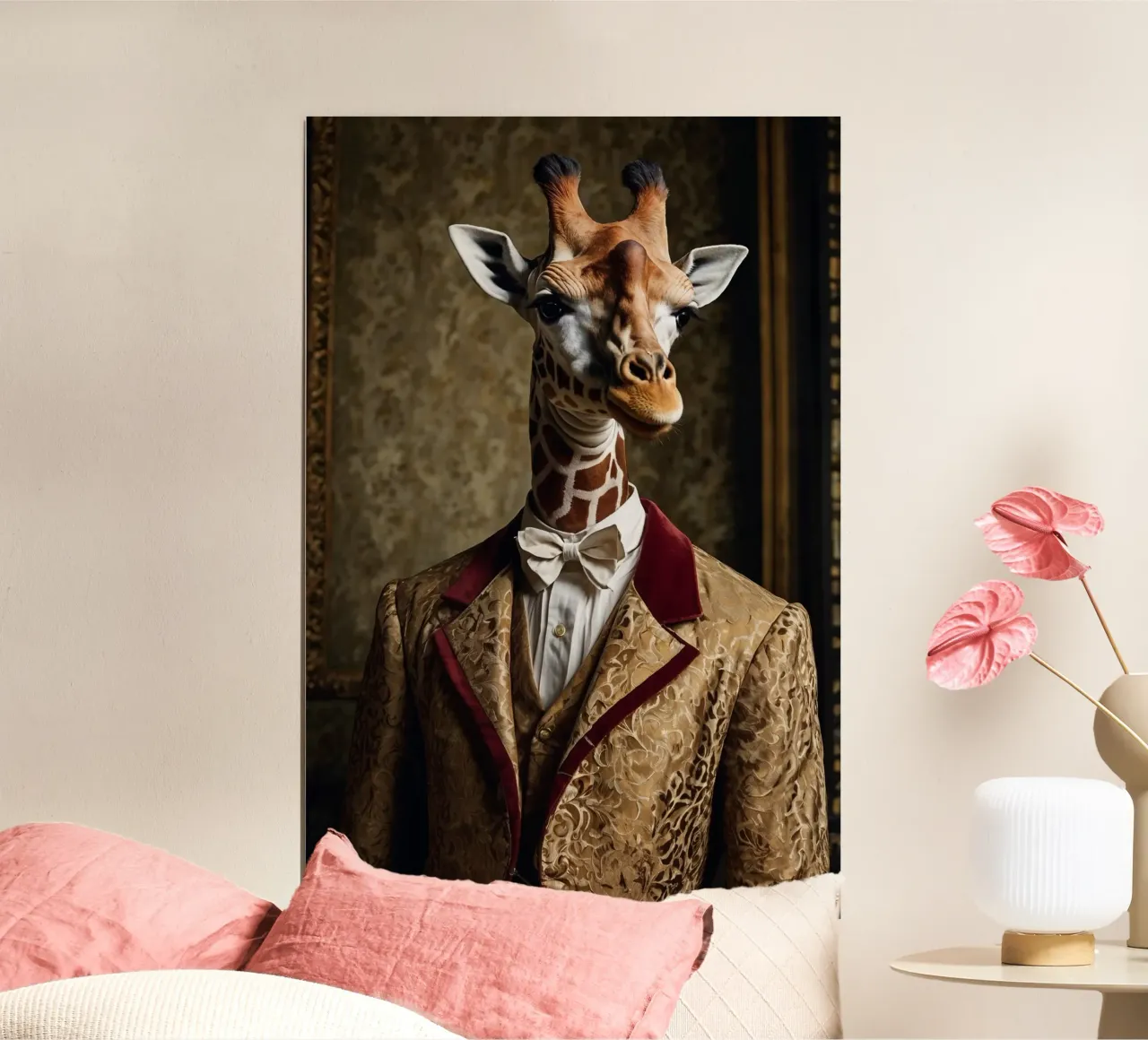 Lord Giraffington: The Serene Sentinel poster by Beasts of Nobility