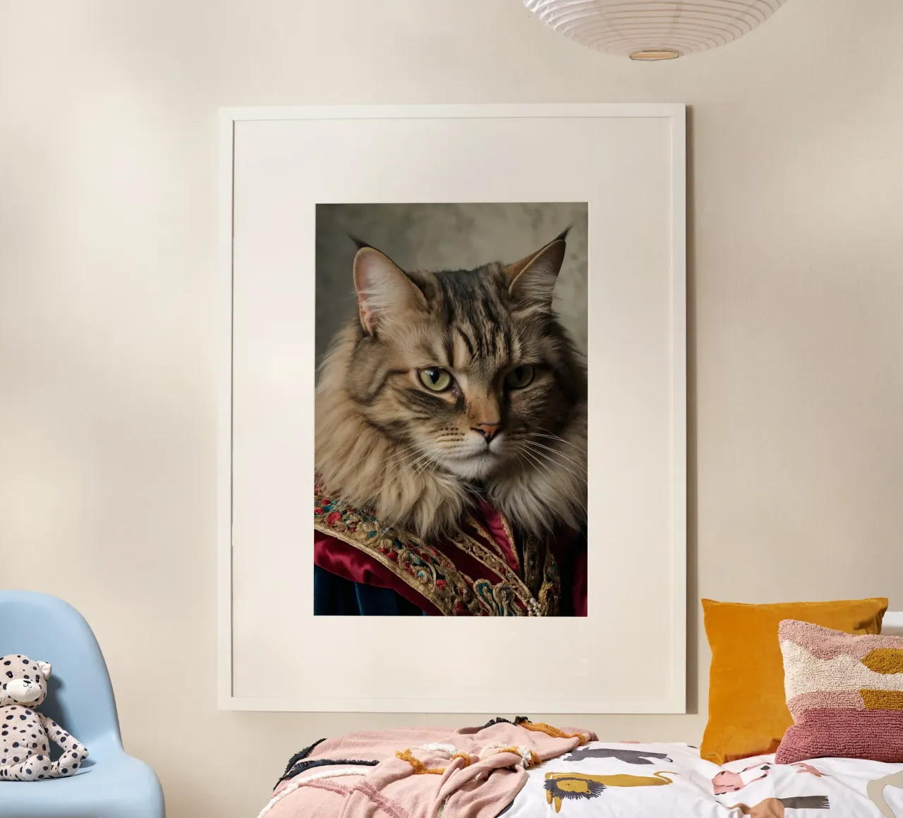 Duchessa Purrington: La bellezza senza tempo poster con telaio in plastica da Beasts of Nobility
