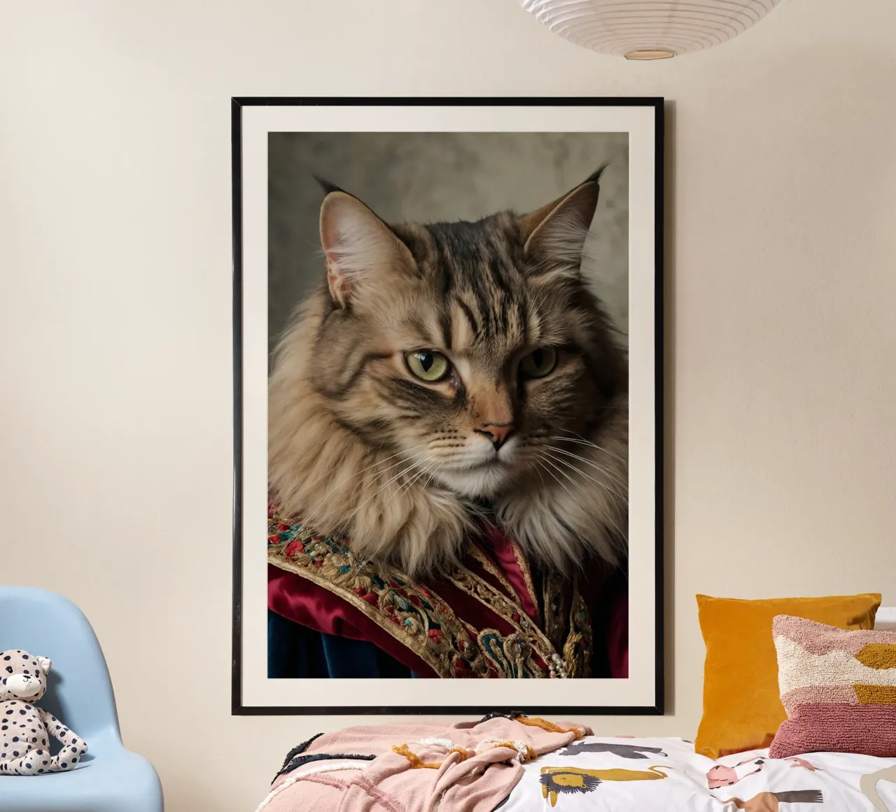 Duchessa Purrington: La bellezza senza tempo poster con telaio in plastica da Beasts of Nobility